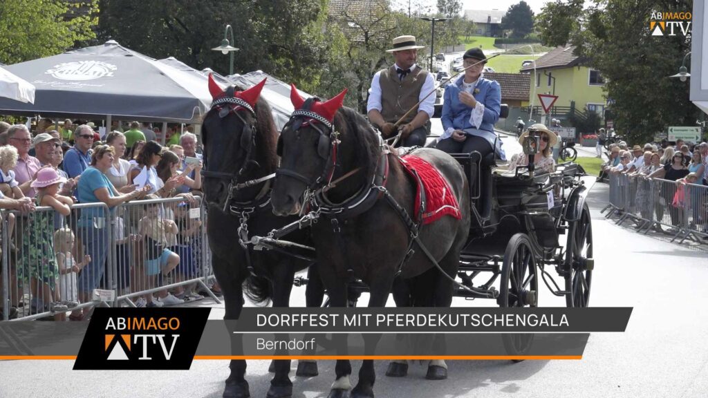 Dorffest mit Pferdekutschengala Berndorf