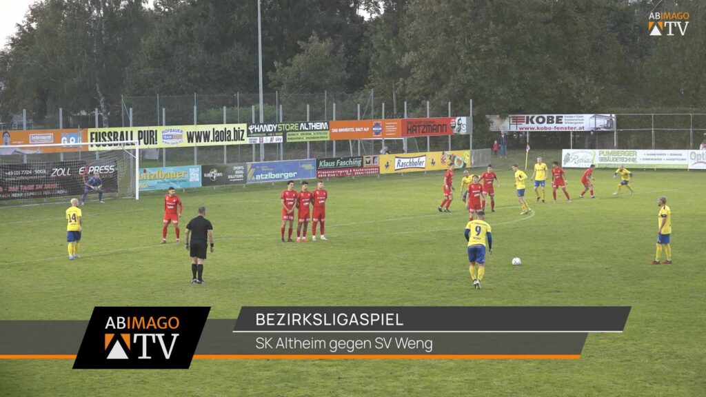 Bezirksligaspiel SK Altheim gegen SV Weng