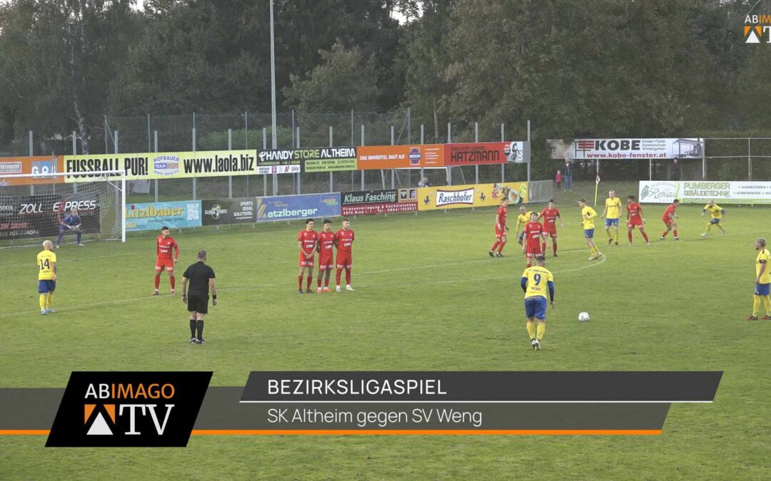 Berzirksligaspiel – SK Altheim : SV Weng