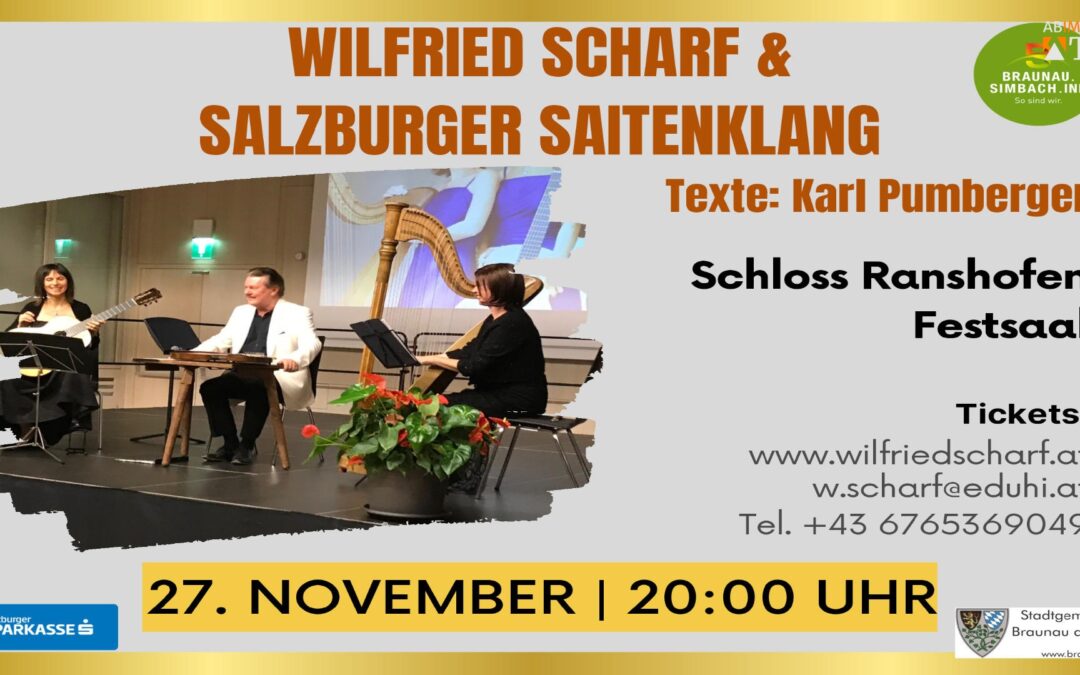 Wilfried Scharf & Salzburger Saitenklang, 27.11.2024