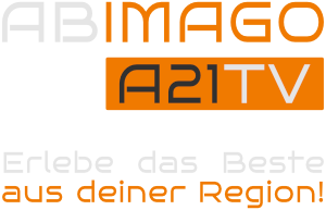 Logo Abimago A21TV mit Slogan