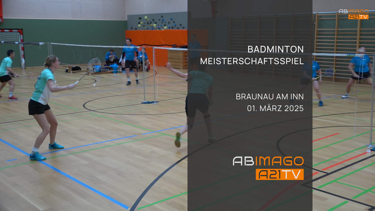 Badminton Meisterschaftsspiel Braunau am Inn